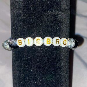 *Handmade BigBro Heishi Polymer Crystal / Glass / Stone Beads Stretchy Bracel.